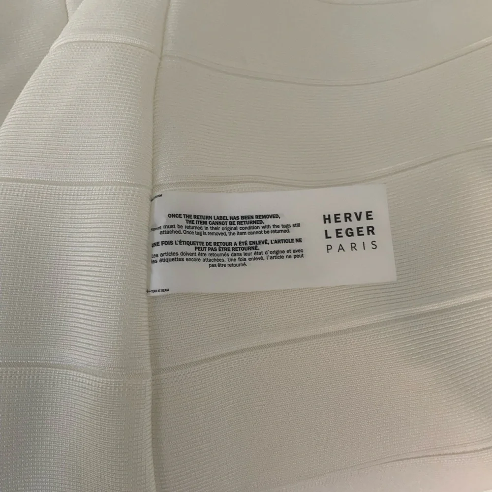 NWT Herve Leger One-Shoulder Bandage Dress Size S $840 - Picture 5 of 6